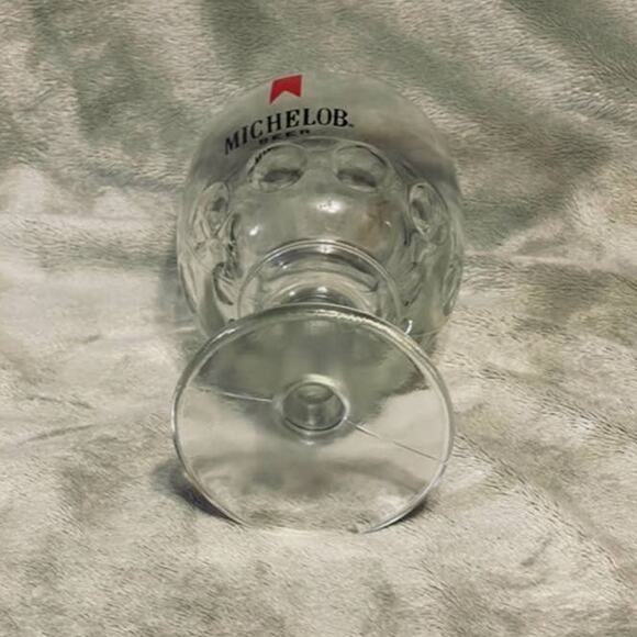 Vintage Michelob Heavy Glass 16oz Footed Goblet (1970s)- EXCELLENT - Picture 4 of 5